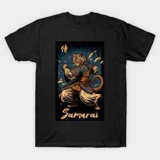 Samurai Cat - The Discipline and Skill of a Warrior-Poet T-Shirt